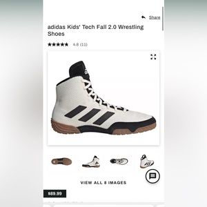 NWT Tech Fall 2.0K wrestling shoes boys